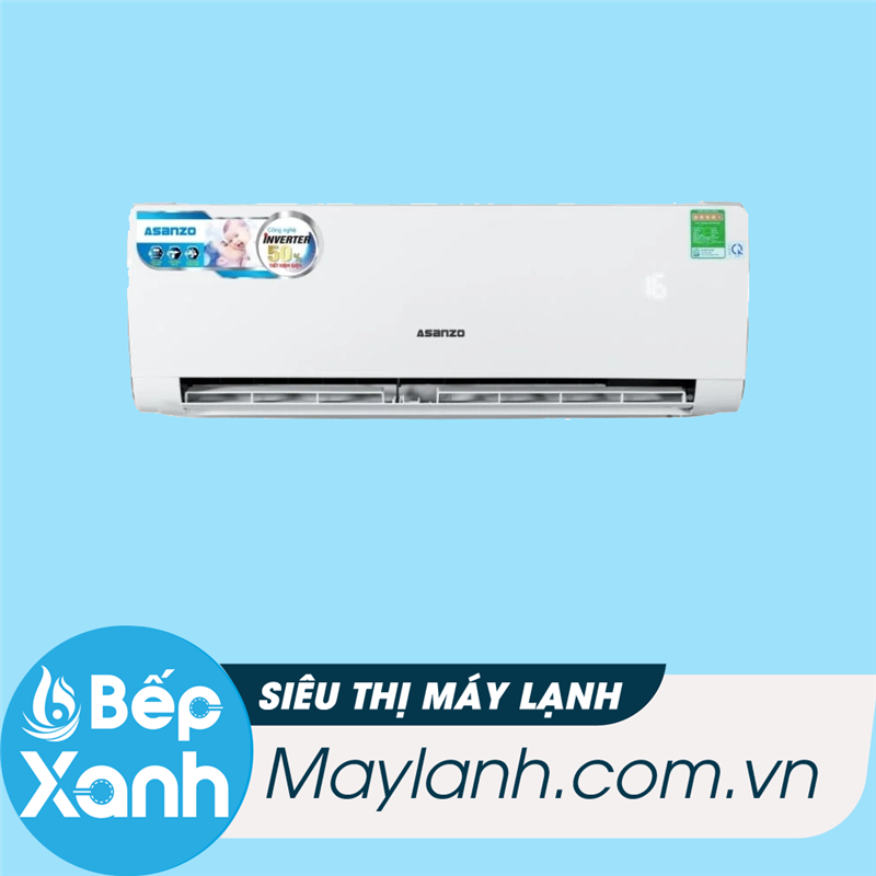 Máy lạnh Asanzo Wifi Inverter 1 HP K09N66 - Chính Hãng | Bếp XANH